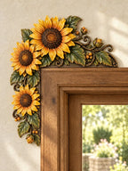 Sunflower Garden Door Frame Corner Decor