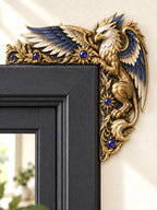 Royal Golden Griffin Door Frame Corner Decor