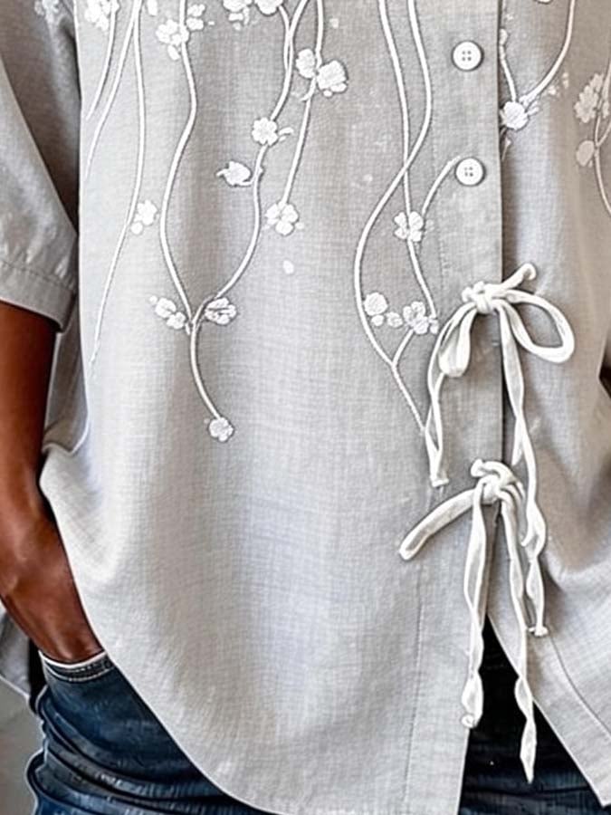 Women'S Casual Printed Shirt