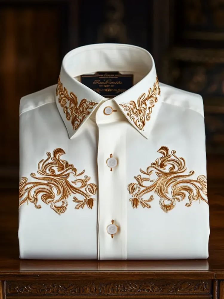 Men's Silk Long Sleeve Shirt