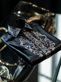 Men's Satin Long Sleeve Shirt