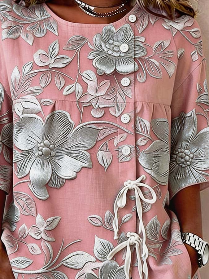 Women'S Casual Printed Shirt