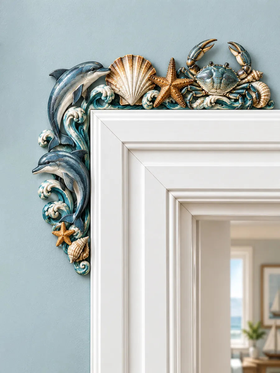 Ocean Themed Art Door Frame Corner Decor
