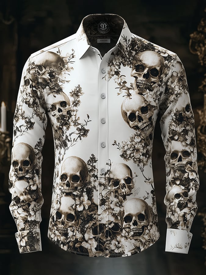 Men's Retro Gothic Dark Shirt