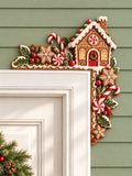 Christmas Gingerbread House & Candy Door Frame Corner Decor