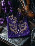 Men's Purple Long Sleeve Shirt
