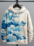 Men's Japanese Art Painting Print Cozy Hoodie