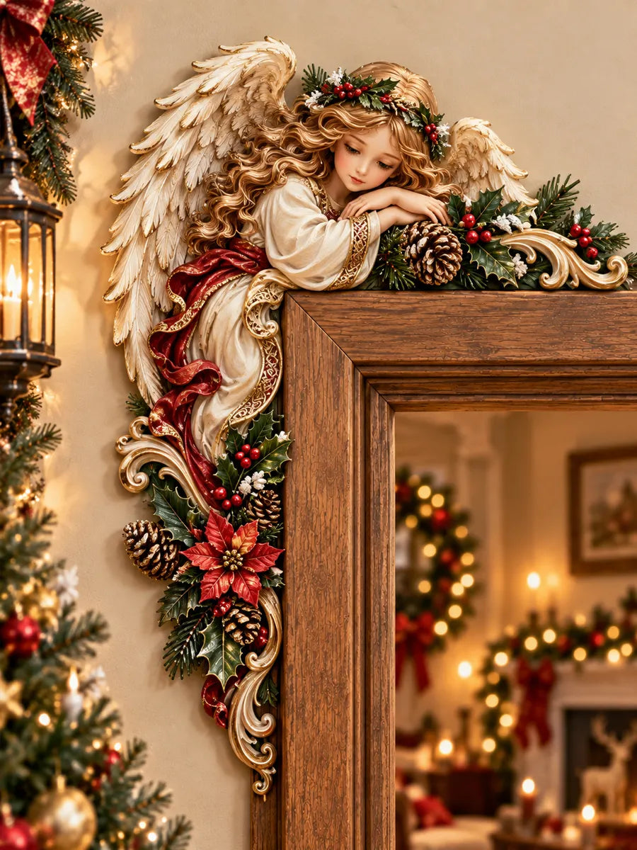 Christmas Angel Door Frame Corner Decor