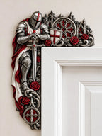 Crusader Knight Door Corner Decor