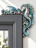 Crystal Hippocampus Door Frame Corner Decor