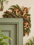 Magical Mushroom Forest Sleeping Fairy L-Shaped Door Frame Corner Decor
