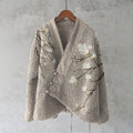 Vintage Japanese Art Floral Design Kimono