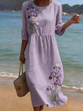 Women's Casual Floral Print Dress