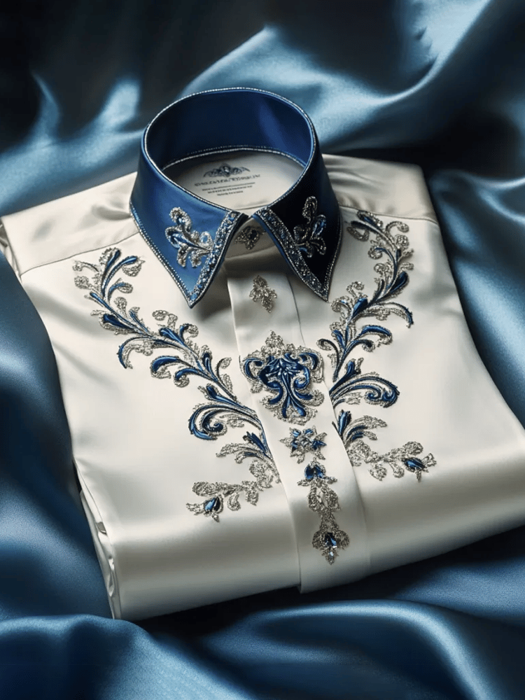 Men's Silk Long Sleeve Shirt