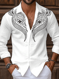 Men's Striped Business Casual Shirt