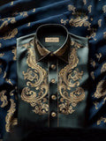 Men's Light Striped Print Shirt