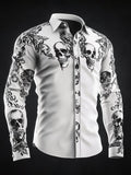 Men's Retro Gothic Dark Shirt