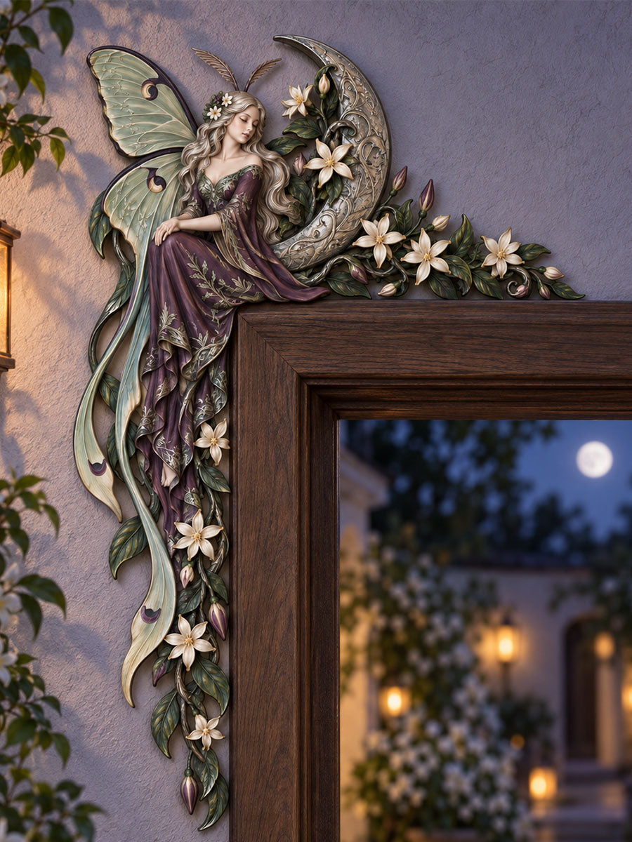 Moonlight Garden Fairy Door Frame Corner Decor