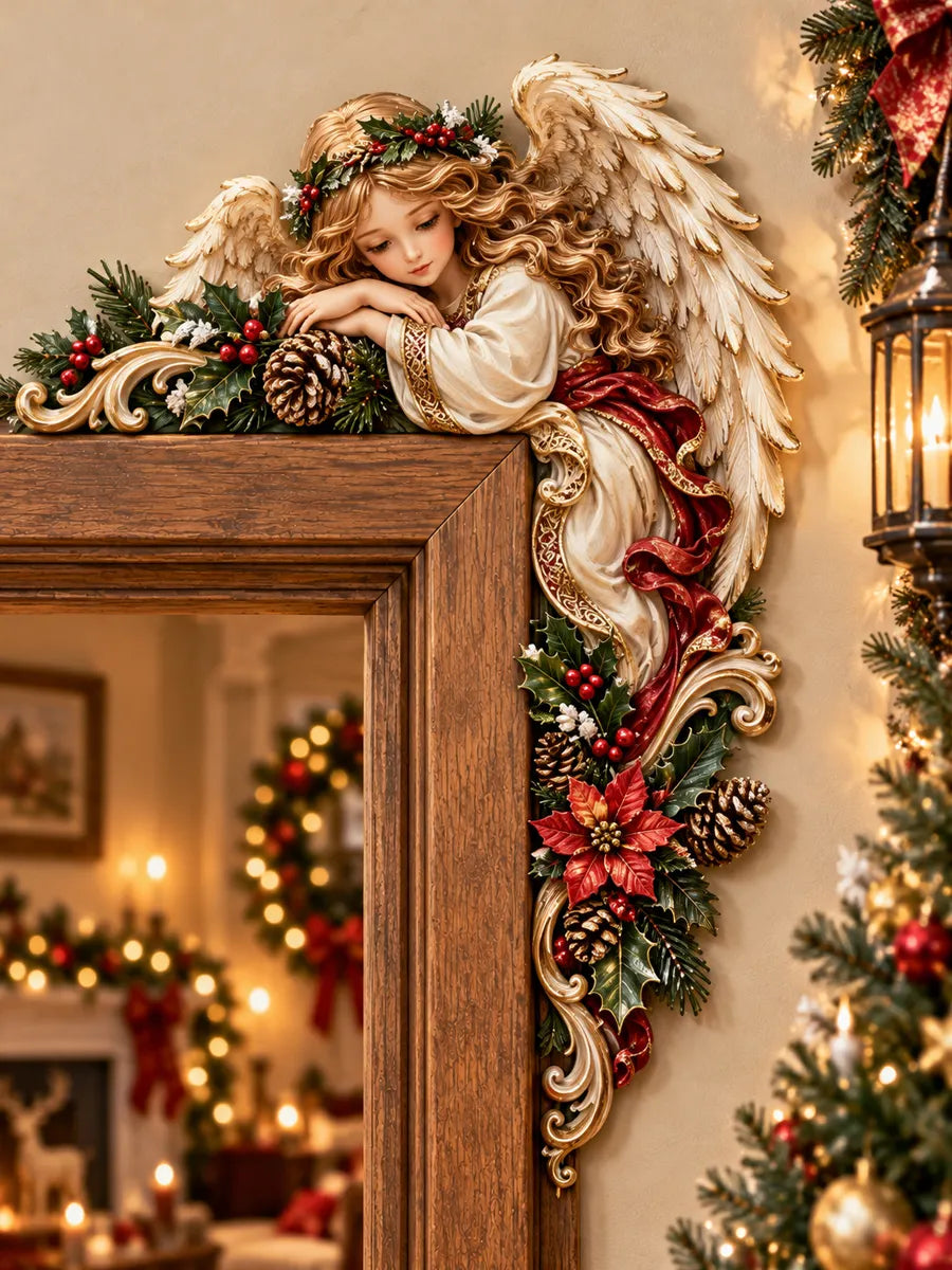 Christmas Angel Door Frame Corner Decor
